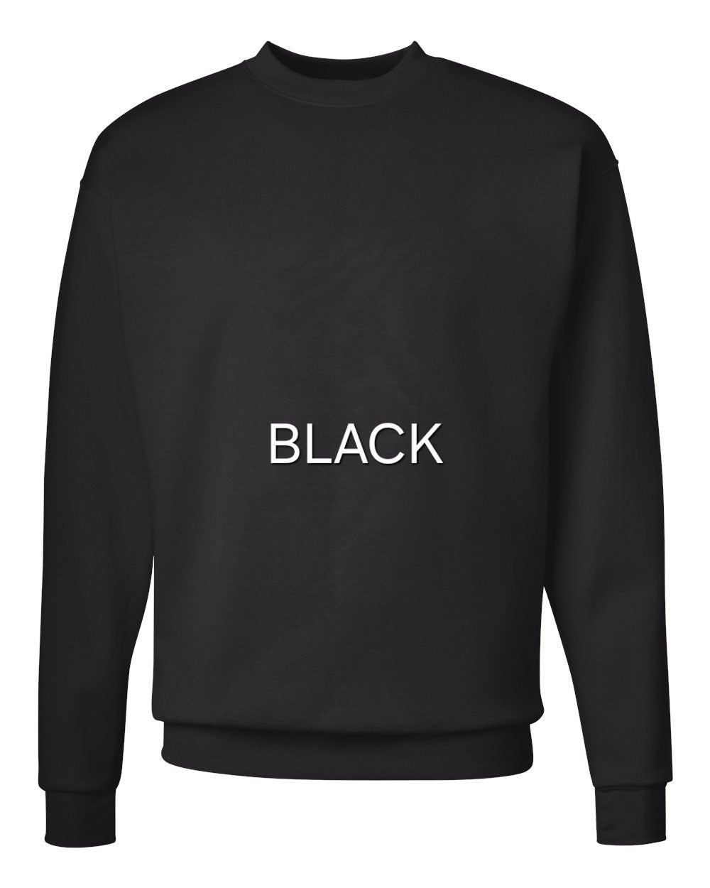 Black Applique Embroidered Sweatshirt