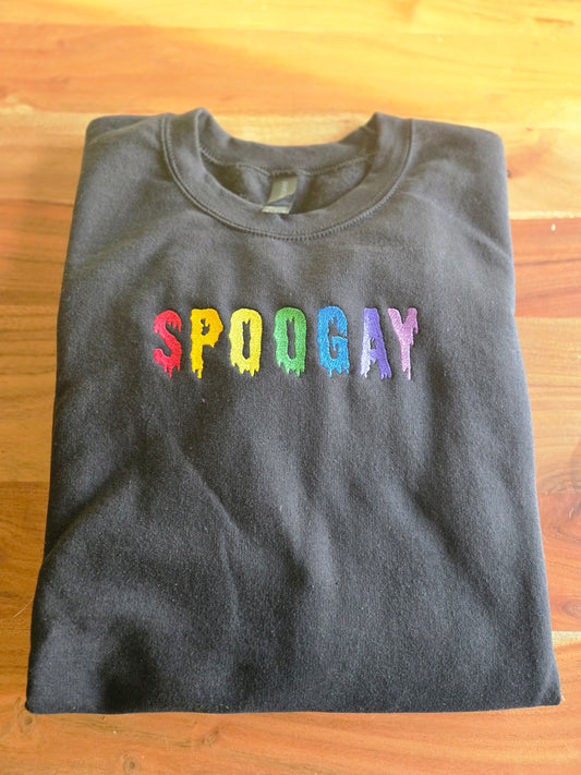 Spoogay Embroidered Sweatshirt