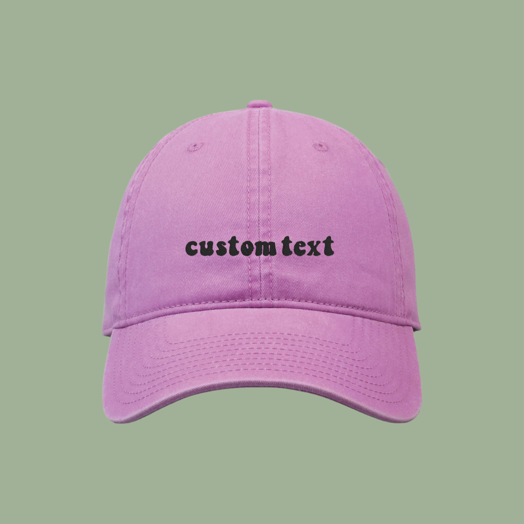 Custom Embroidered Vintage Hat