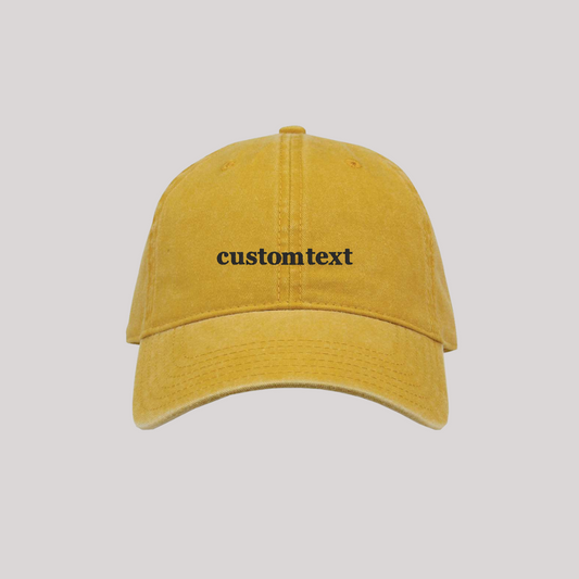 Custom Embroidered Vintage Hat