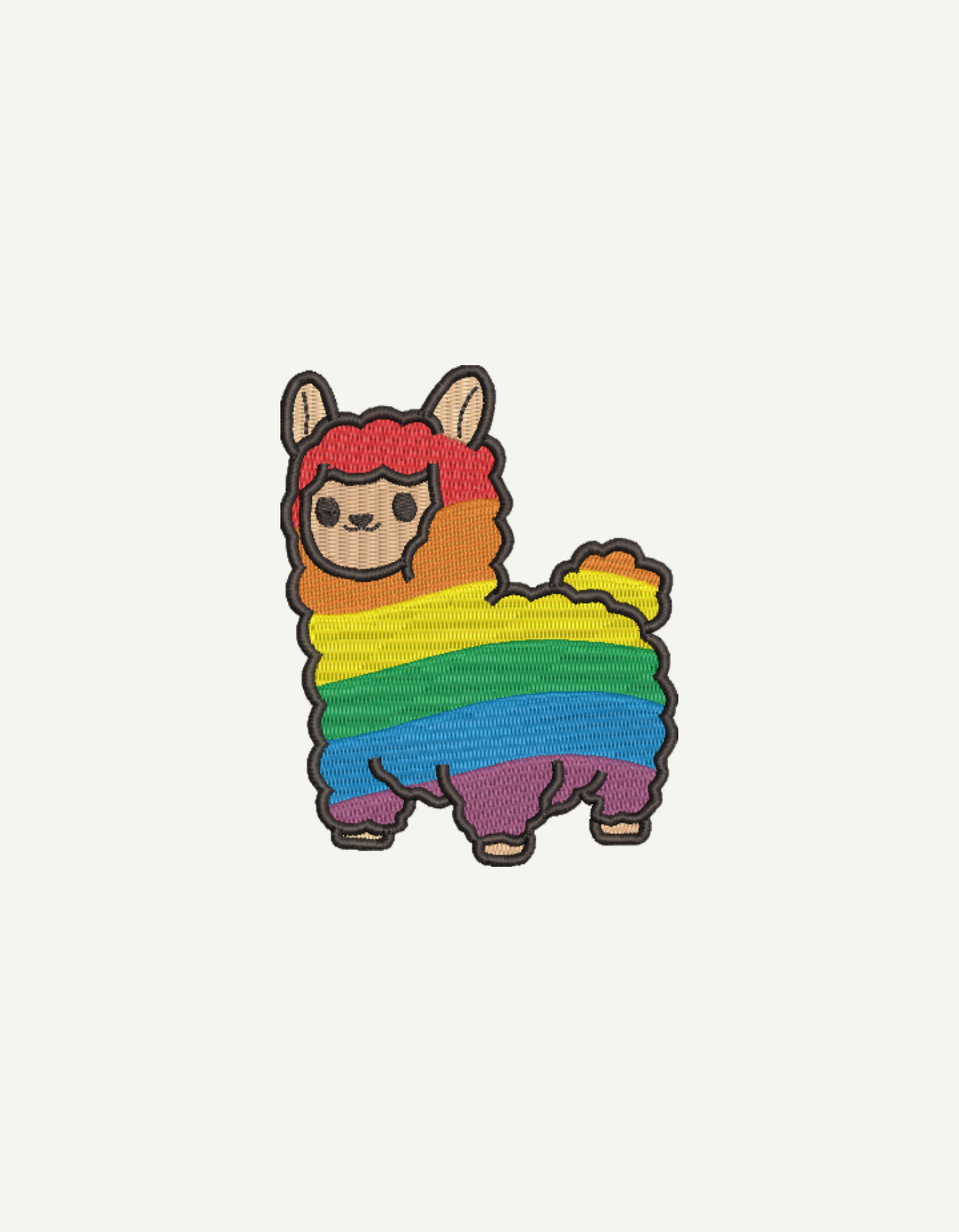 Pride Llama Embroidered Patch